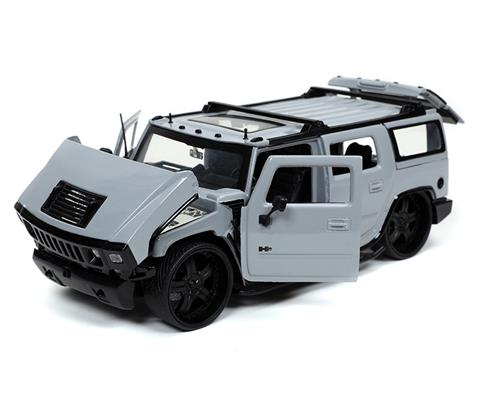 Cars - JADA TOYS - 32310 - 2003 Hummer H2 with Extra Wheels - Just
