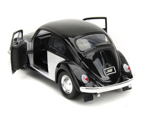 1959 Volkswagen Beetle with Boxing Gloves in Black and White