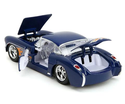 1957 Chevrolet Corvette in Blue with Flames - 35031
