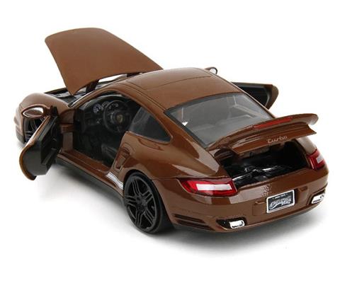 M Ms - 2007 Porsche 911 Turbo with Brown M Ms Figure - 34624