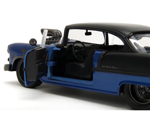 1955 Chevrolet Bel Air in Metallic Blue and Black - 34721