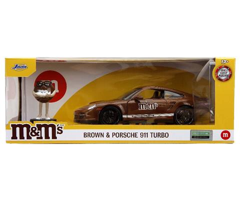 M Ms - 2007 Porsche 911 Turbo with Brown M Ms Figure - 34624
