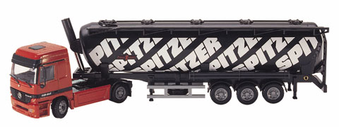 JOAL CAMION MERCEDES Actros Semi Remorque Citerne Ciment *Spitzer* N° 364 EUR 39,99 - FR