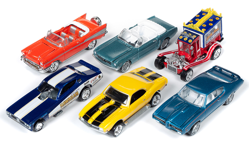 Johnny lightning Classic Gold 1969 Pontiac GTO Judge Ver A /& B JLCG020