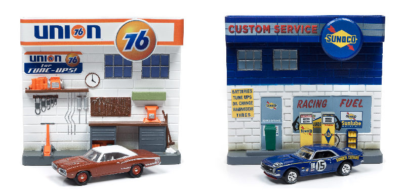 Johnny Lightning Service Station Dioramas 2019 Release