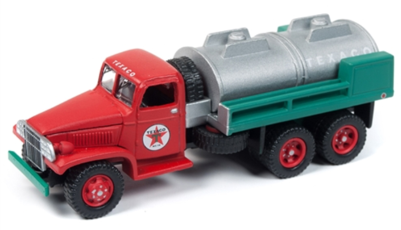 1940 40 GMC CCKW 2.5 TON 6X6 TEXACO TANKER TRUCK 1:87 SCALE DIECAST MODEL CAR 