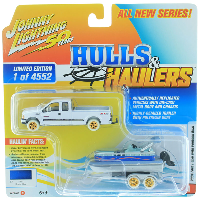 diecast pontoon boat