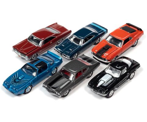 Cars - JOHNNY LIGHTNING - JLMC029-B-CASE - Muscle Cars 2022 Release 1B -  6-Piece Set in a Non-Returnable, Factory-Sealed Case Includes each of the  following in individual blister card packaging: 1981 Pontiac
