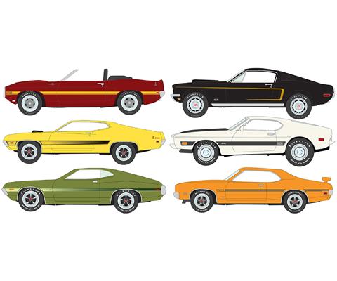 Muscle Cars 2026 Release 1 - 6 Pieces in a Non-Returnable Factory