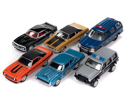 Cars - JOHNNY LIGHTNING - JLPK019-B-SET - Twin Pack 2022 Release 3B -  3-Piece SET This SET features twin packs, two cars on one blister card.  Includes 3 blisters, 1 of each