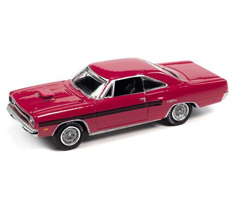 1970 Plymouth GTX in Moulin Black Dual Side Stripes - JLSP177-A