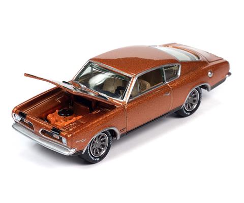 ミニカー Plymouth Barracuda 1969 1969 Plymouth Barracuda in Bronze Fire - JLSP354-B