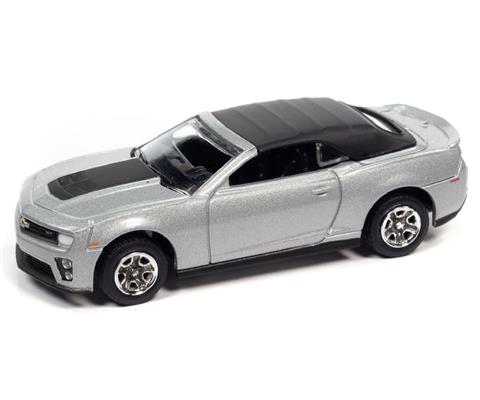 Johnny Lightning Collector Tin 2021 - Set 3 Auto 1/64: Mustang, El Camino, Camaro - JLCT007