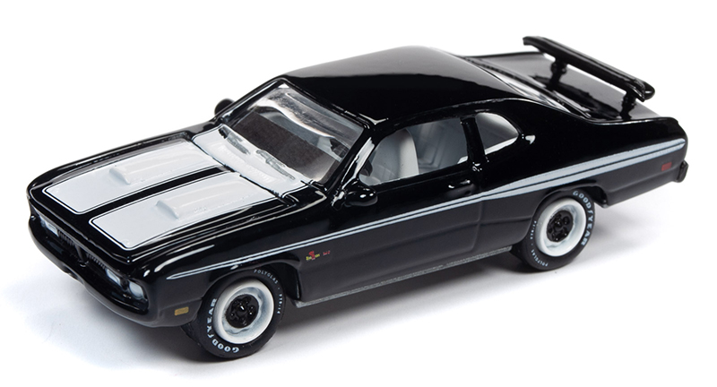 1/64 JOHNNY LIGHTNING BLACK OUT 1971 DODGE DEMON 340 BLACK STREET FREAKS 
