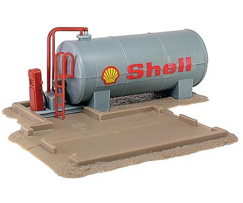 Trains - KIBRI - 39430 - Shell Diesel Tank and Pump Plastic Model Kit  Difficulty Rating: Beginners