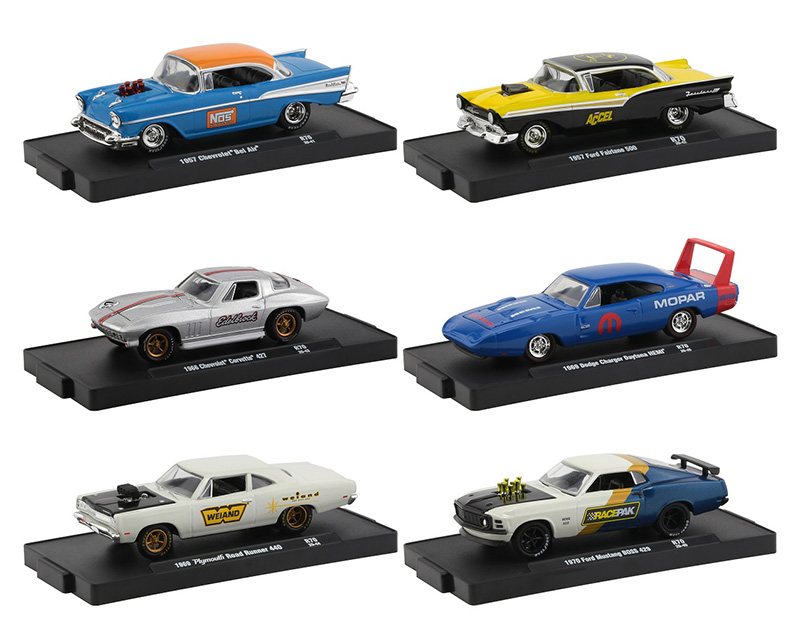 Auto-Drivers 70 Blue M2 Machines 1:64-1957 Chevrolet Bel Air
