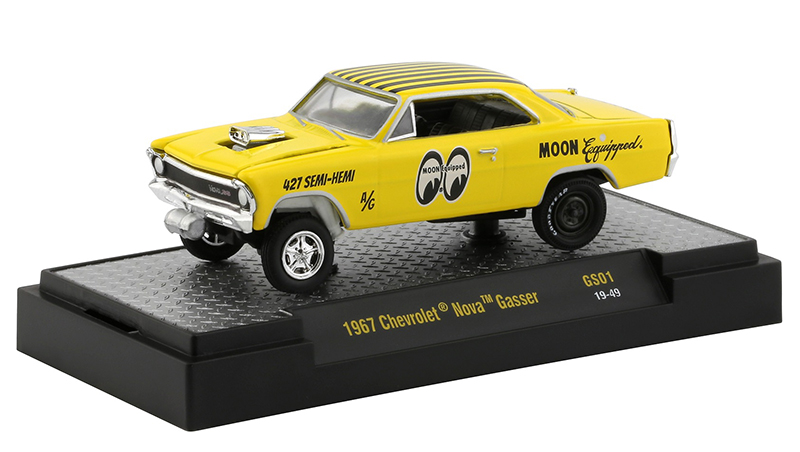 M2 Machines Mooneyes 1967 Chevrolet Nova Gasser Gassers Release M2 Machines Mooneyes 1967 Chevrolet Nova Gasser Gassers Release