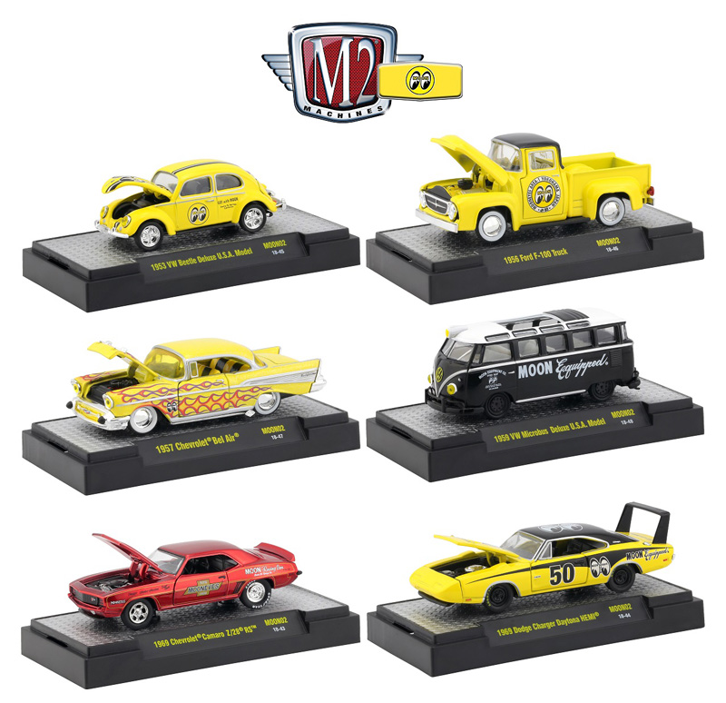 32500-MN02-CASE - M2machines Mooneyes Release 2 6 Piece High Detail