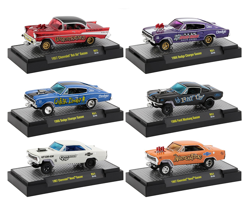 M2 Machines Gassers Release 51 6 Piece High Detail