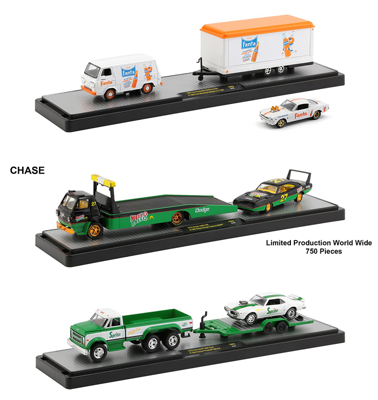 M2 Machines Auto Haulers Fanta _ Mellow 