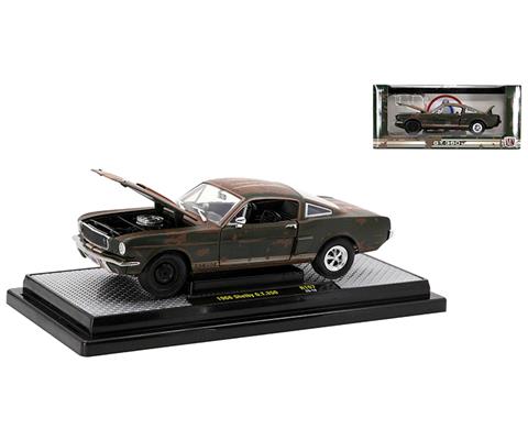 ●M2 Machines 1966 Ford Mustang チェイス 1:24 M2 Machines R114 - Hurst 1966 Ford Mustang Fastback 2+2