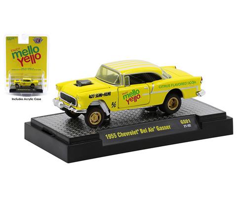 M2 Machines Chevrolet Camaro Z/28 1969 - Édition Mellow Yellow 1:64 Neuve, Série Detroit Muscle
