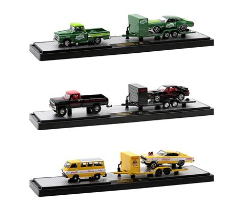 M2 Machines 1:64 2020 Coca-Cola Auto-Haulers Release 3 Trucks Set