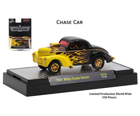 Willys Gassers ミニカーセット 激レア Amazon.com: M2 1941 Willys Coupe Gasser Black with Yellow