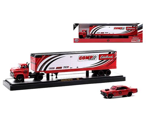 Trucks M2MACHINES 36000 54 SET Auto Haulers Edelbrock Comp
