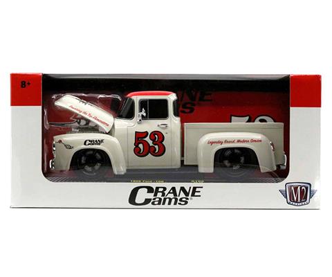 ミニカー　1/24 1956 Ford F-100 “CRANE CAMS”(ウィンブルドンホワイト) [40300-108B] 1956 FORD F-100 PICKUP WHITE 