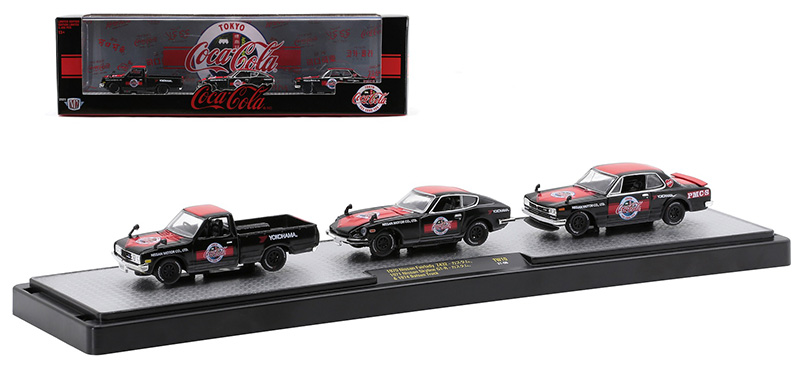 AUTO HAULERS "COCA-COLA" RELEASE 10 3 PC SET 1/64 DIECAST MODELS M2 56000-TW10 AUTO HAULERS "COCA-COLA" RELEASE 10 3 PC SET 1/64 DIECAST MODELS M2 56000-TW10