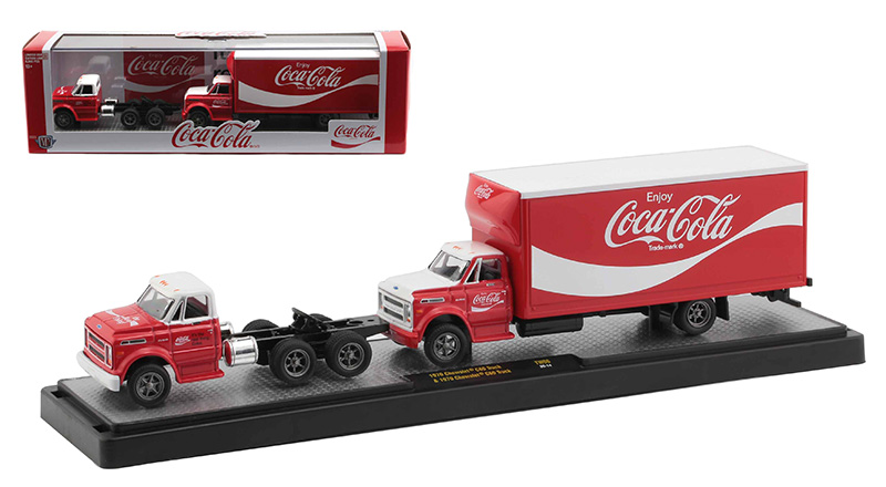 AUTO HAULERS "COCA-COLA" RELEASE 10 3 PC SET 1/64 DIECAST MODELS M2 56000-TW10 AUTO HAULERS "COCA-COLA" RELEASE 10 3 PC SET 1/64 DIECAST MODELS M2 56000-TW10