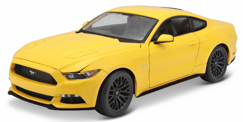 Ford Mustang GT 2015 Yellow 1:18 Model 31197y Maisto