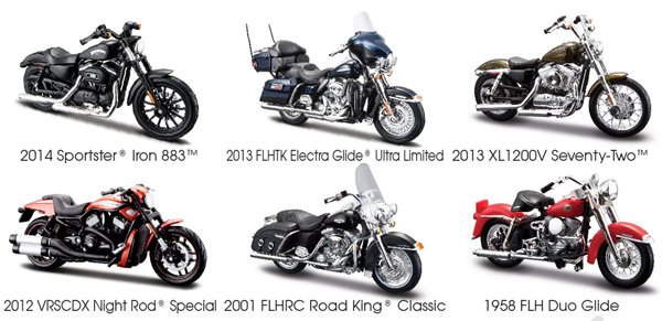 maisto harley davidson series