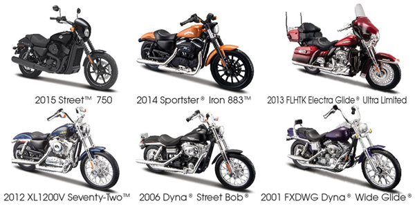 maisto harley davidson series 1