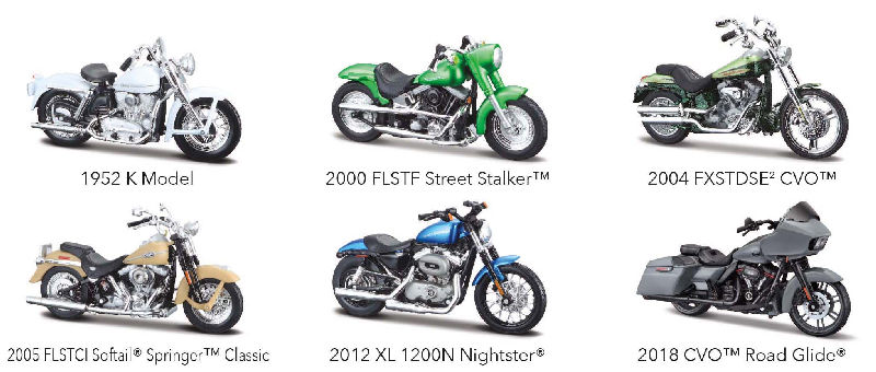 Maisto Motorrad 1:18 37 2004 FXSTDSE CVO Harley Davidson Modell 