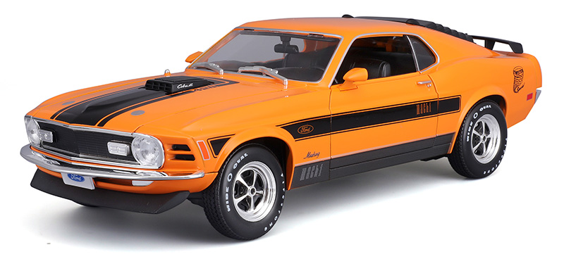 1970 Ford Mustang Mach (Orange) Maisto 1/18 31453 OR Passion Diecast ...