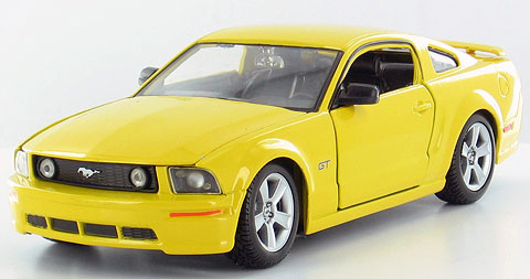 2006 Ford Mustang GT 5" die-cast model car Set of 4 