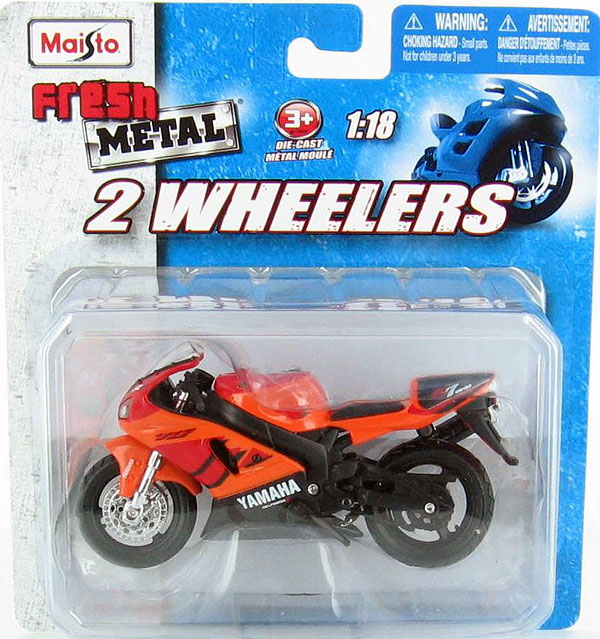 1:18 Maisto YAMAHA YZF R7 Motorcycle Bike Model Toy New Orange 