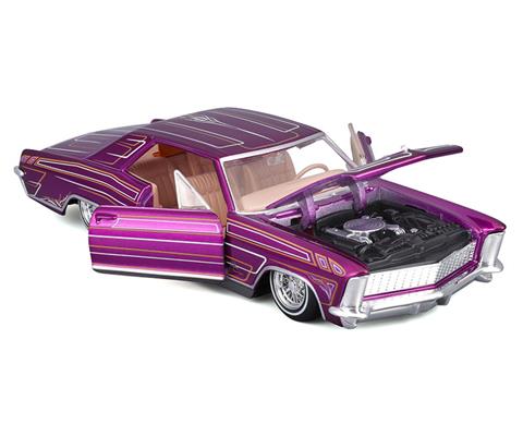ミニカー Buick Riviera 1965 BUICK RIVIERA GRAN SPORT BLACK 1/26 DIECAST MODEL CAR