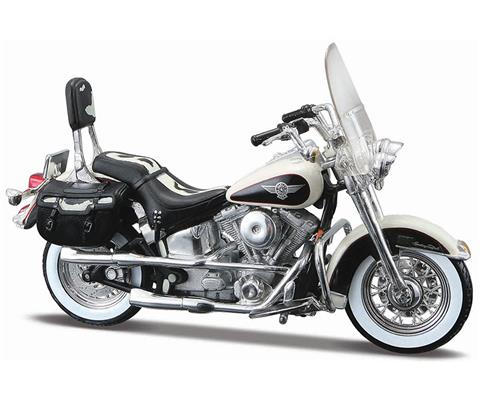 1993 Harley-Davidson Heritage Softail Black and White and 1999