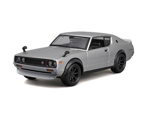 1973 Nissan Skyline 2000GT-R in Silver - Assembly Line Diecast