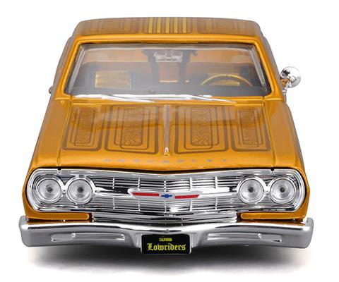 1965 Chevrolet El Camino Lowrider in Gold - Maisto Design Series