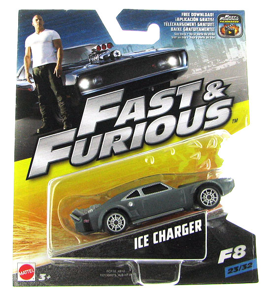 Ice Charger Dodge Dom Fast & Furious 1:55 Mattel FCF58 FCF35 