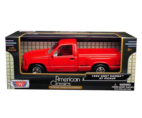 モーターマックス 1/24 1992 GMC シエラ GT PICKUP BLK Amazon.com: Motormax 1992 GMC Sierra GT 1500 STEPSIDE Pick
