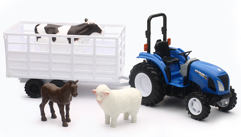 toy tractor with animals
