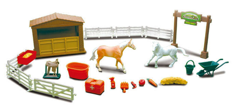 New-Ray Toys Country Life Horse Farm Playset Playset