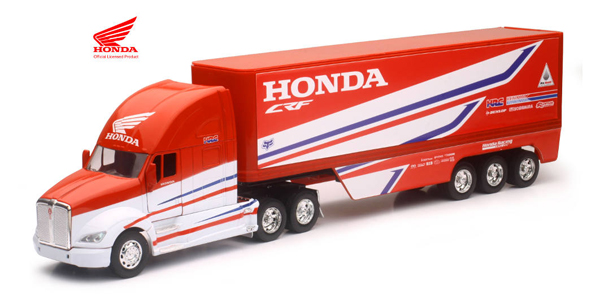Factory Honda Racing Team Semi Truck 1:32 New Ray Toy Model p# 10893 