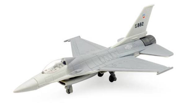 Details about   Lockheed Martin F-16 Falcon US Aircraft 6.25" Diecast 1:92 Pull Back Toy Gray 