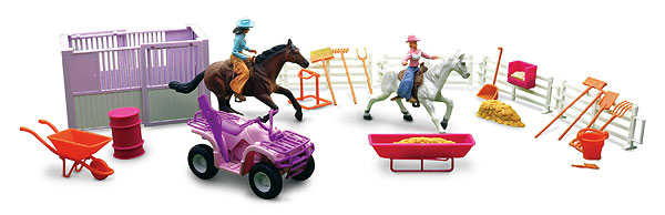 New-Ray Toys Horse Riding Playset